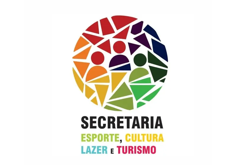 Logotipo da Secretaria Municipal de Esporte, Cultura, Lazer e Turismo.
